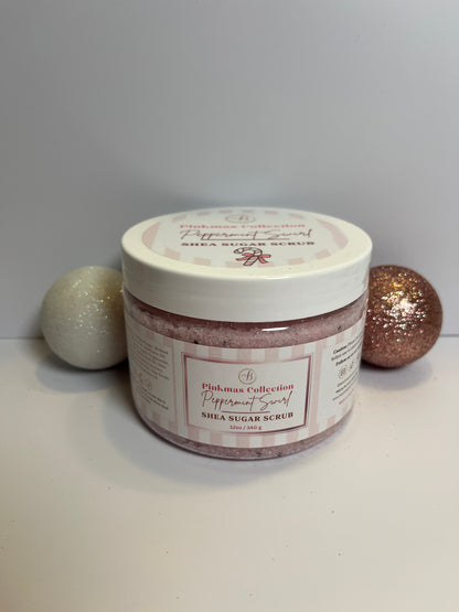 Peppermint Swirl Shea Sugar Scrub